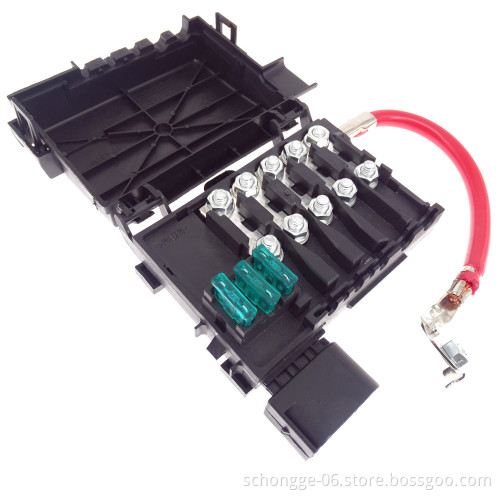 1J0937617D Battery Fuse Box and Cable Replacement for VW Golf MK4, 5 Beetle, Jetta, Bora, Audi A3, S3, Skoda Octavia, Seat Toledo - 550A Amp Rating